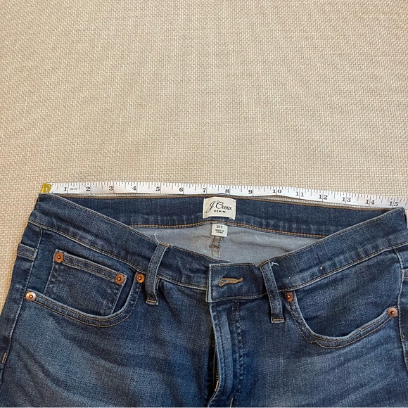 J.Crew Denim Toothpick Jeans size 31 T tall - Picture 4 of 7